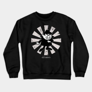 Boris Badenov Retro Japanese The Bullwinkle Show Crewneck Sweatshirt